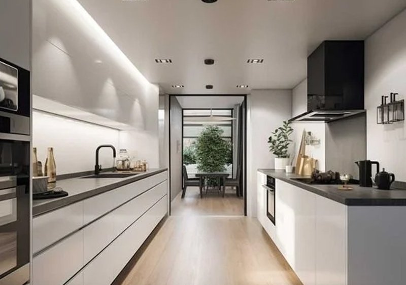 Parallel Modular Kitchen